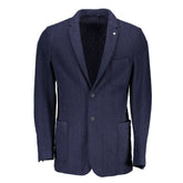 Gant Blue Wool Men Jacket